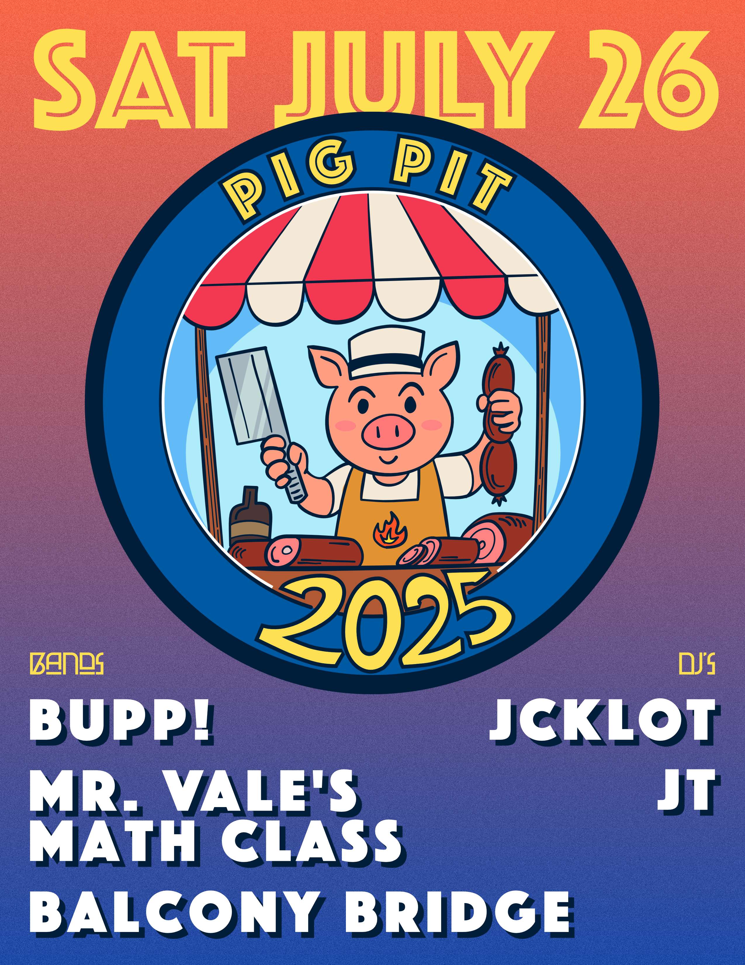 Pig Pit 2025 Flyer